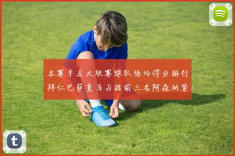 本赛季五大联赛球队场均得分排行拜仁巴萨皇马占据前三名阿森纳紧随其后位列第五